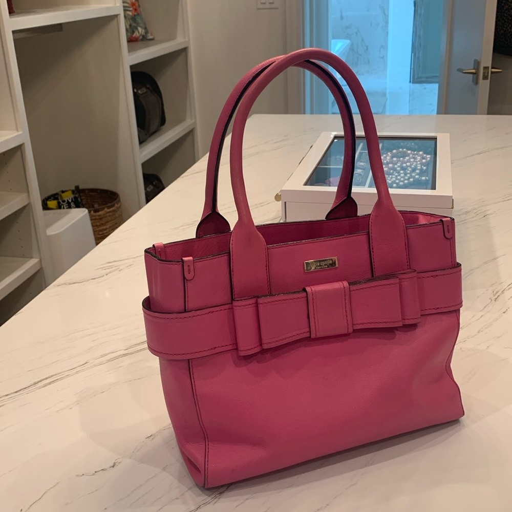 Kate Spade hot pink bow bag